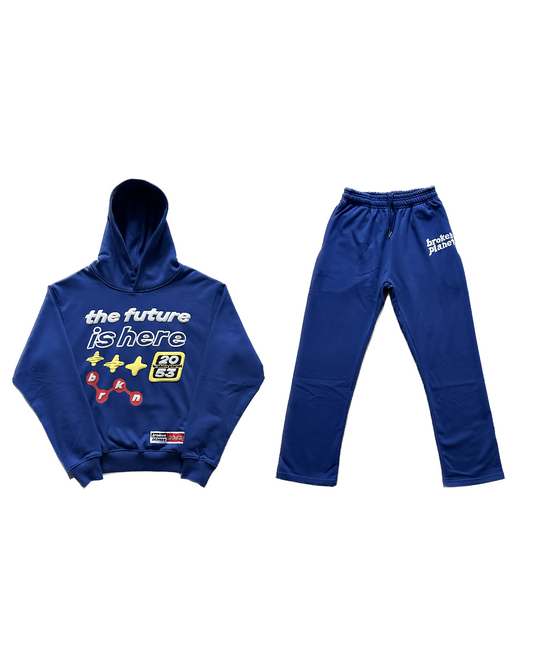 Broken Planet Tracksuit Blue